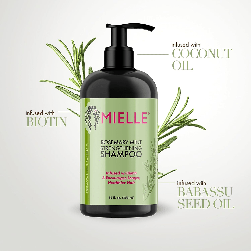 Mielle Organics Rosemary Mint Strengthening Shampoo - Beauty Click - Cosmetics